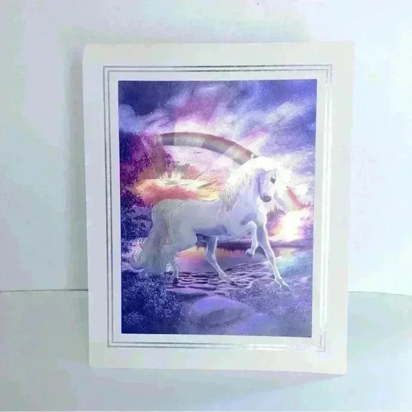 Unicorn Vintage Foiled Litho, Dufex - Picture 2 of 4